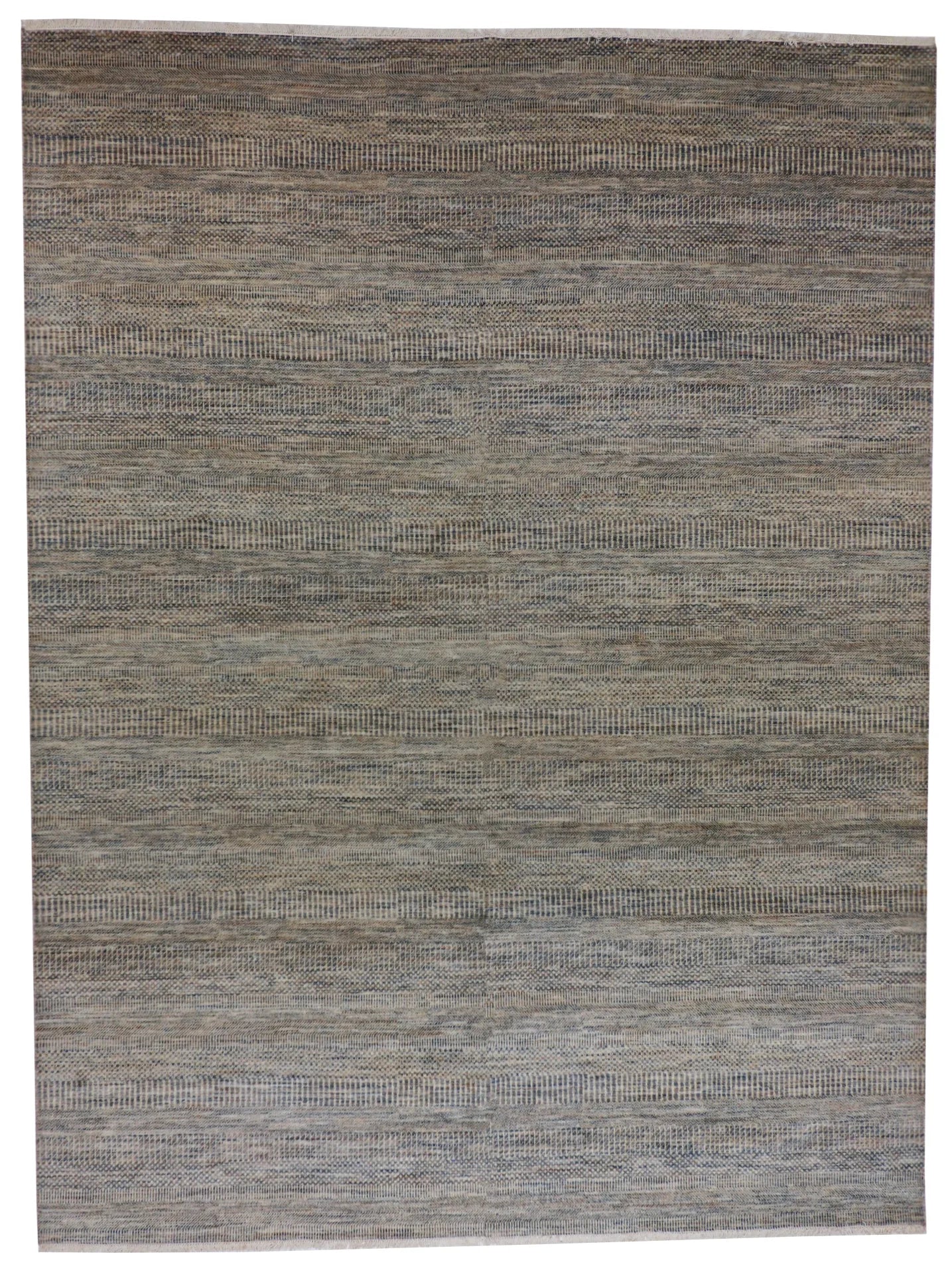 9 x 12 - Modern Silk/Wool All Over Rectangle - Hand Woven Rug — 65183