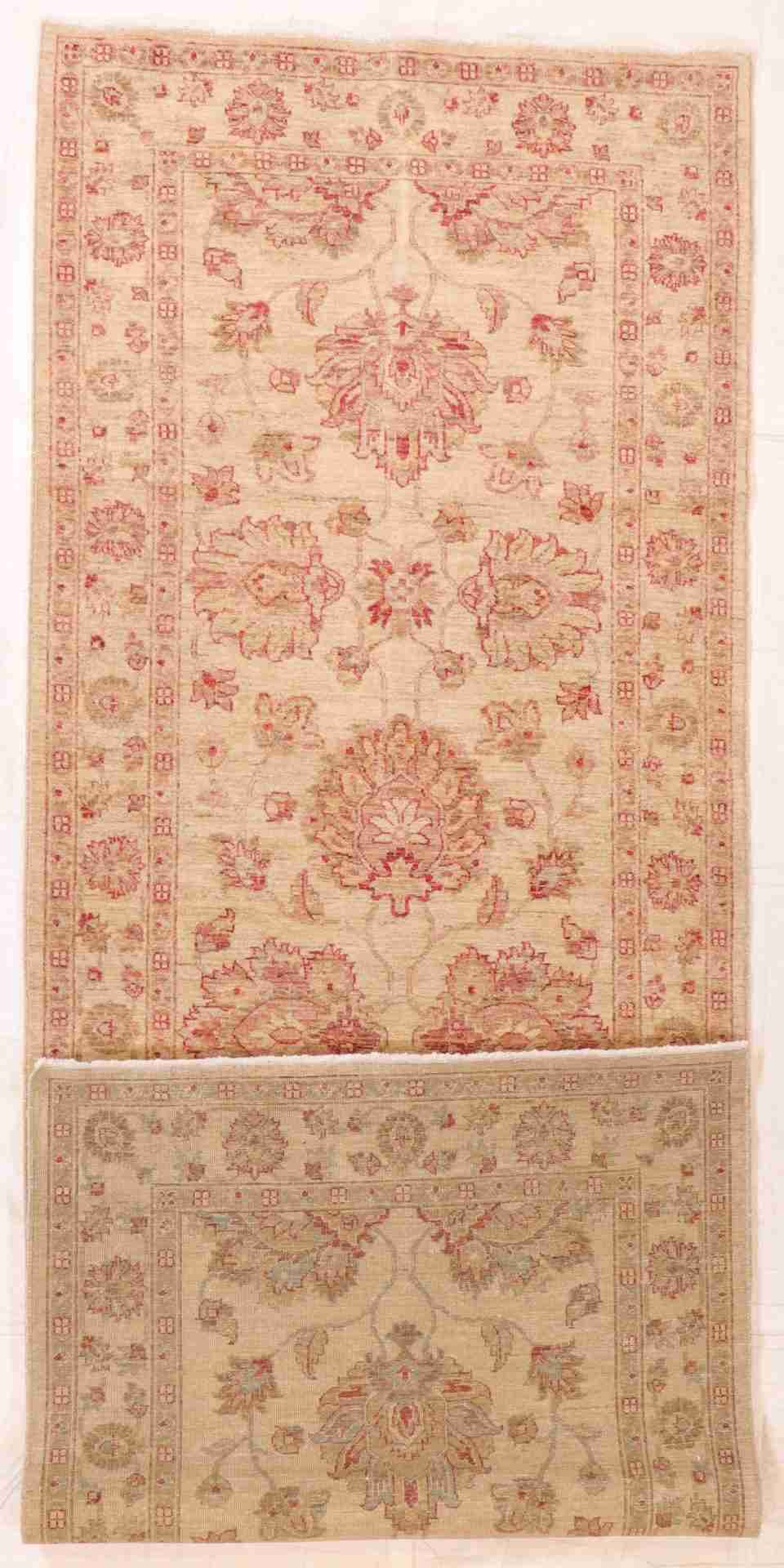 W 3.11 - L 10.11 - Mahal Fine/Wool All Over Runner - Finest Hand-Knotted Quality Wool - 65297