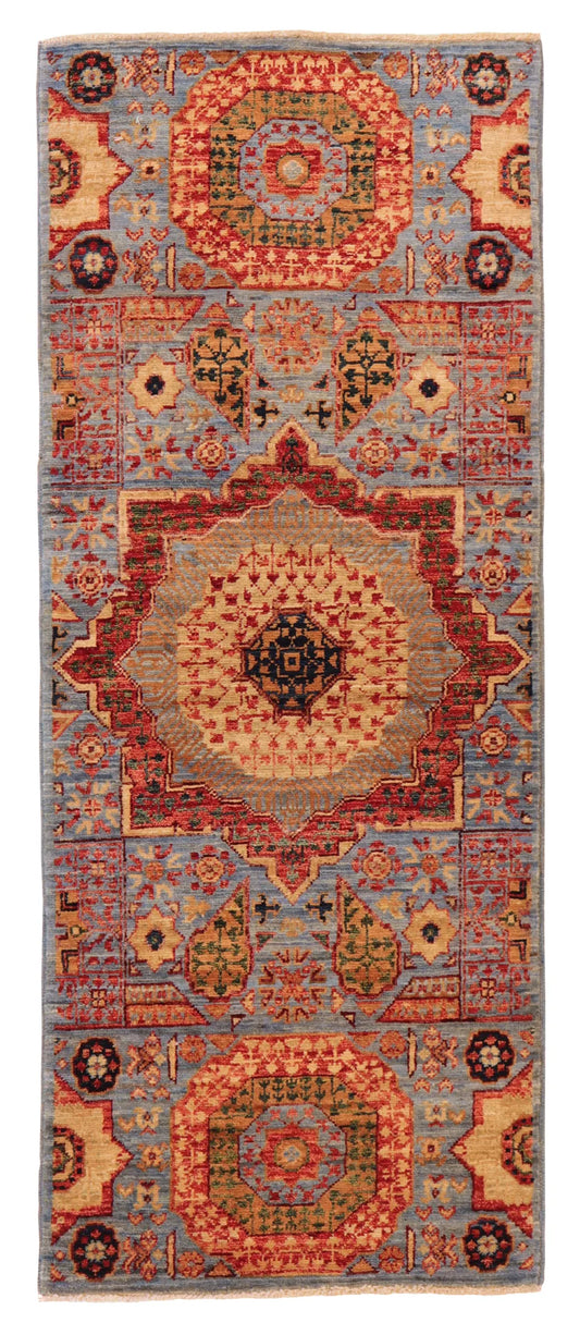 2 x 5 - Bijar Fine/Wool All Over Rectangle - Finest Hand-Knotted Quality Wool - 65439