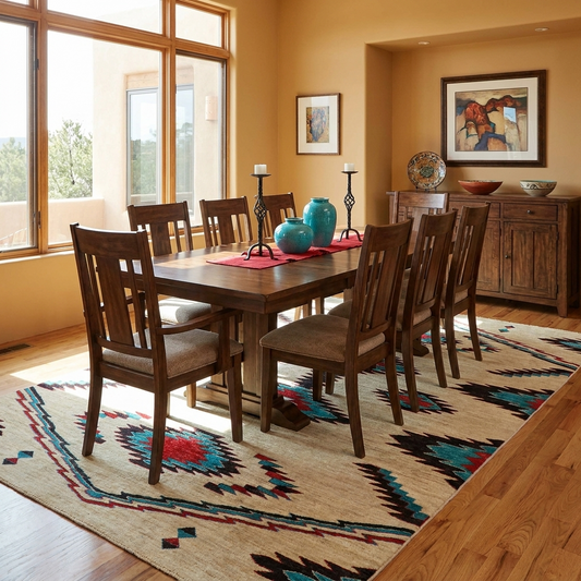 How to Choose a Dining Room Rug: Sizing & Style Guide