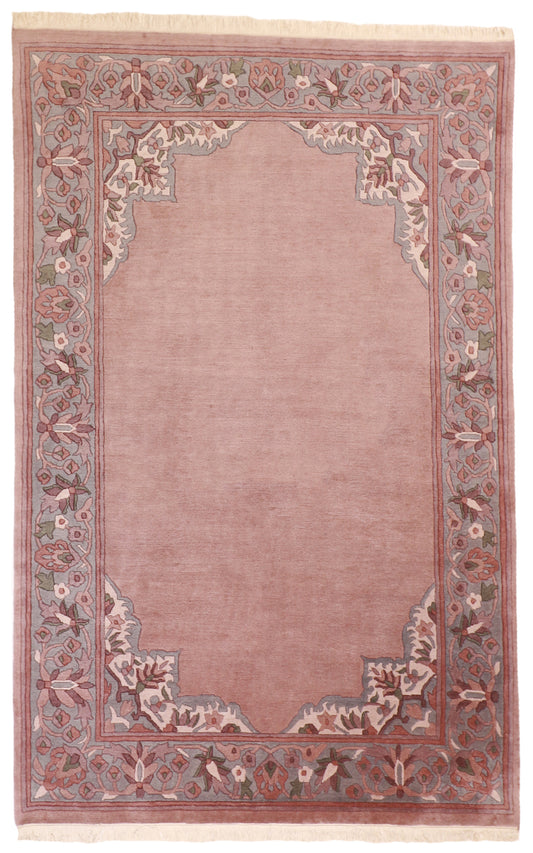 W 6.5 L 9.10 Nepal 100% Wool Handmade Medalion Design - 10893