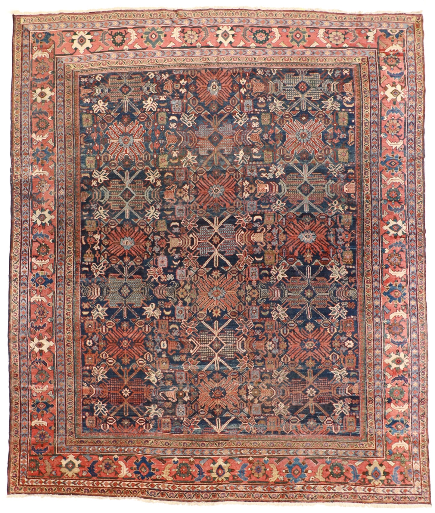 11 x 13 - Lillihan Fine All Over Rectangle - Hand Knotted Rug — 14204