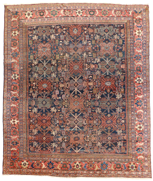 11 x 13 - Lillihan Fine All Over Rectangle - Hand Knotted Rug — 14204