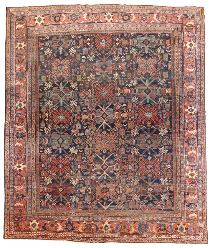 11 x 13 - Lillihan Fine All Over Rectangle - Hand Knotted Rug — 14204