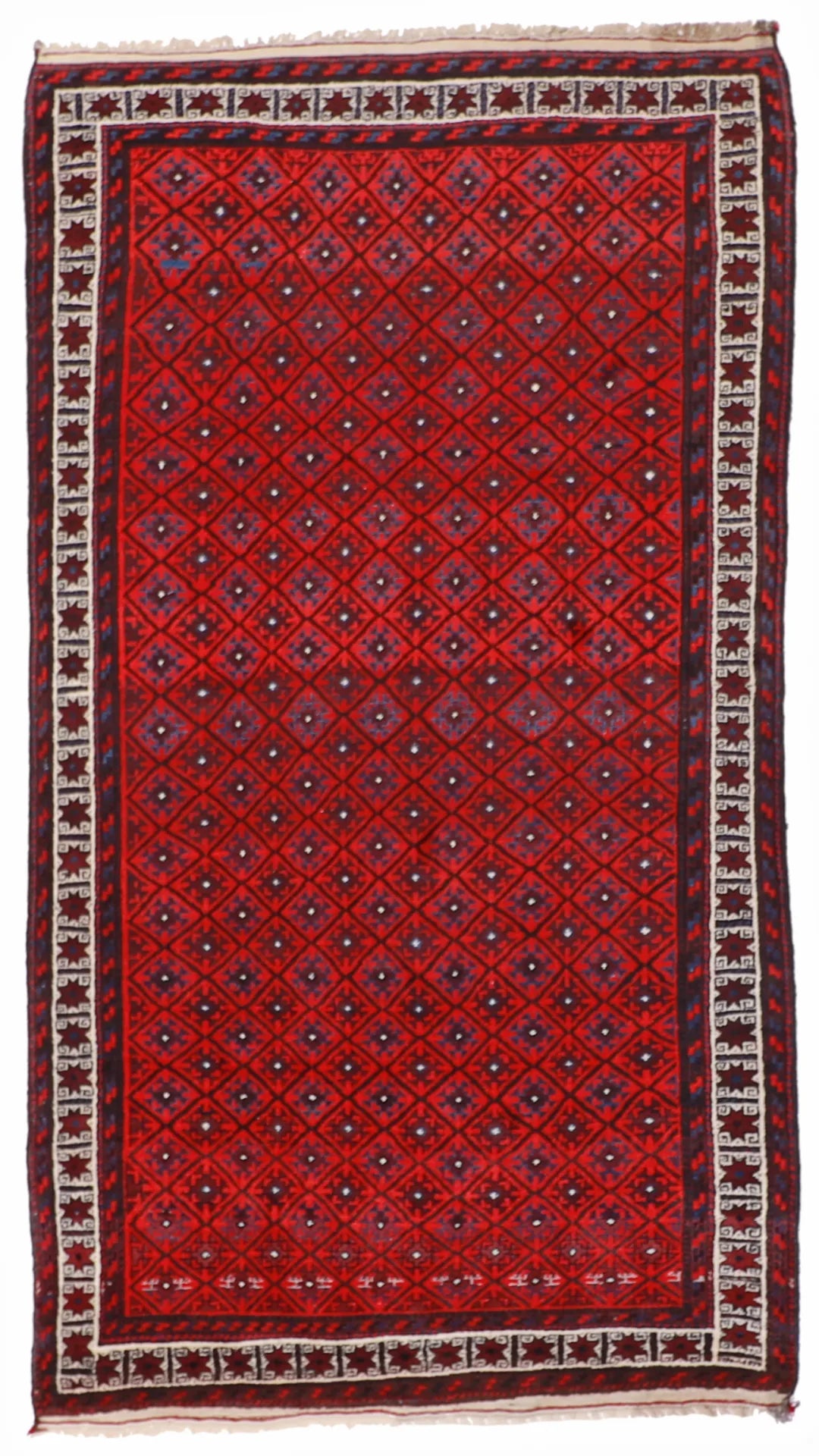 5 x 9.1 - Baluch Fine/Wool All Over Rectangle - Hand Woven Rug — 14651