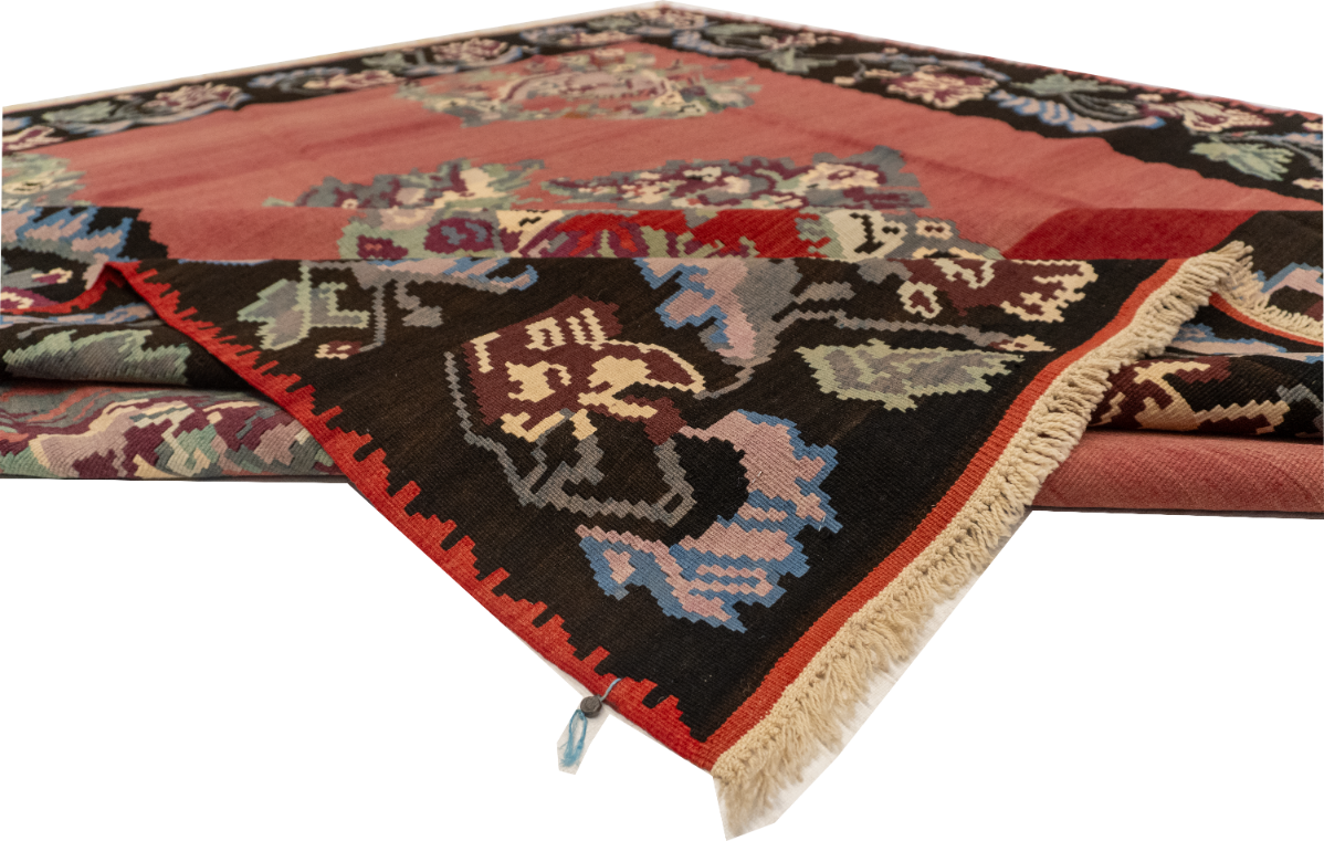 W 8.8 - L 10 - Besarabian Wool All Over Rectangle - Finest Hand-Made Quality Wool - 14902