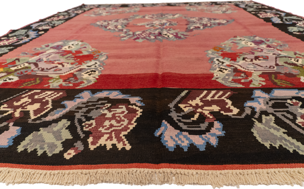 W 8.8 - L 10 - Besarabian Wool All Over Rectangle - Finest Hand-Made Quality Wool - 14902