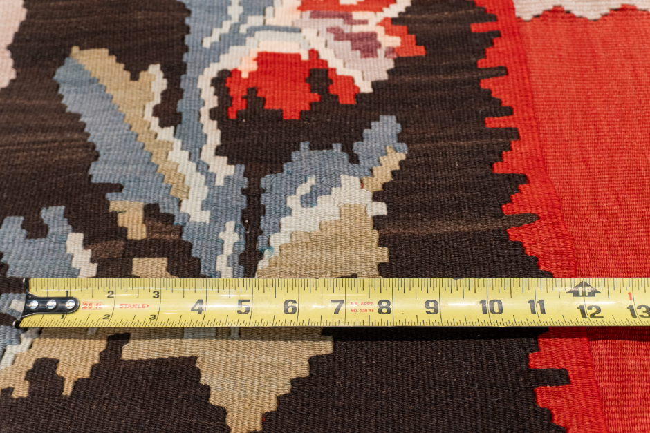 W 7.6 - L 11.10 - Besarabian Wool All Over Rectangle - Finest Hand-Made Quality Wool - 14906