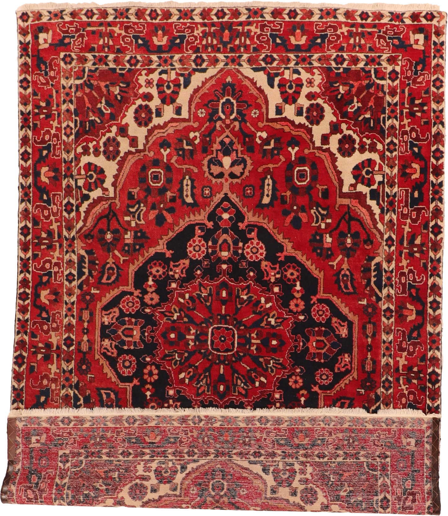 W 7 - L 10 - Bakhtiari Wool Traditional Rectangle - Finest Hand-Knotted Quality Wool - 15512