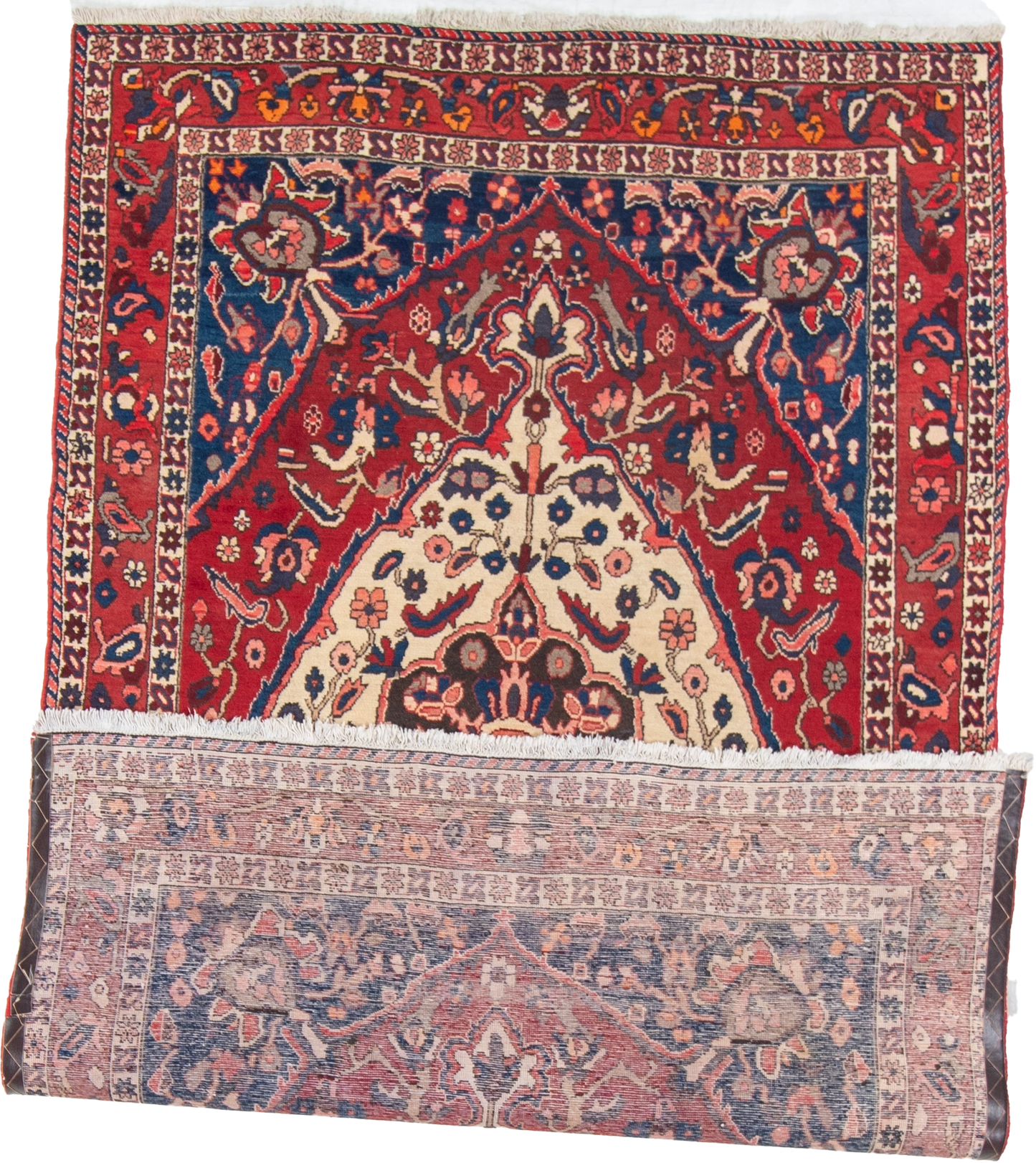 W 5.2 L 8.3 Bakhtiarie 100% Wool Hand-Woven Geometric Design - 15522