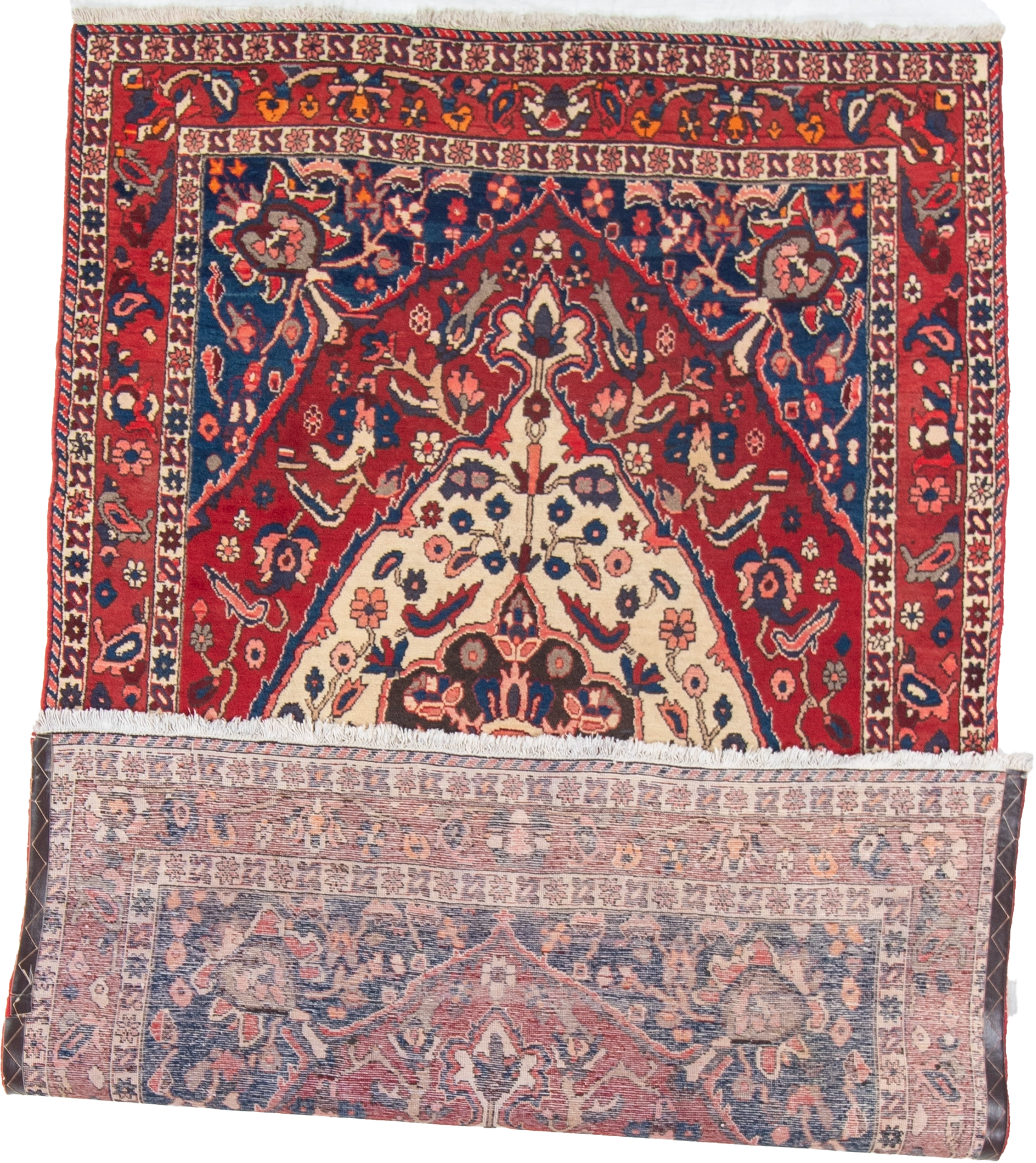 W 5.2 L 8.3 Bakhtiarie 100% Wool Hand-Woven Geometric Design - 15522