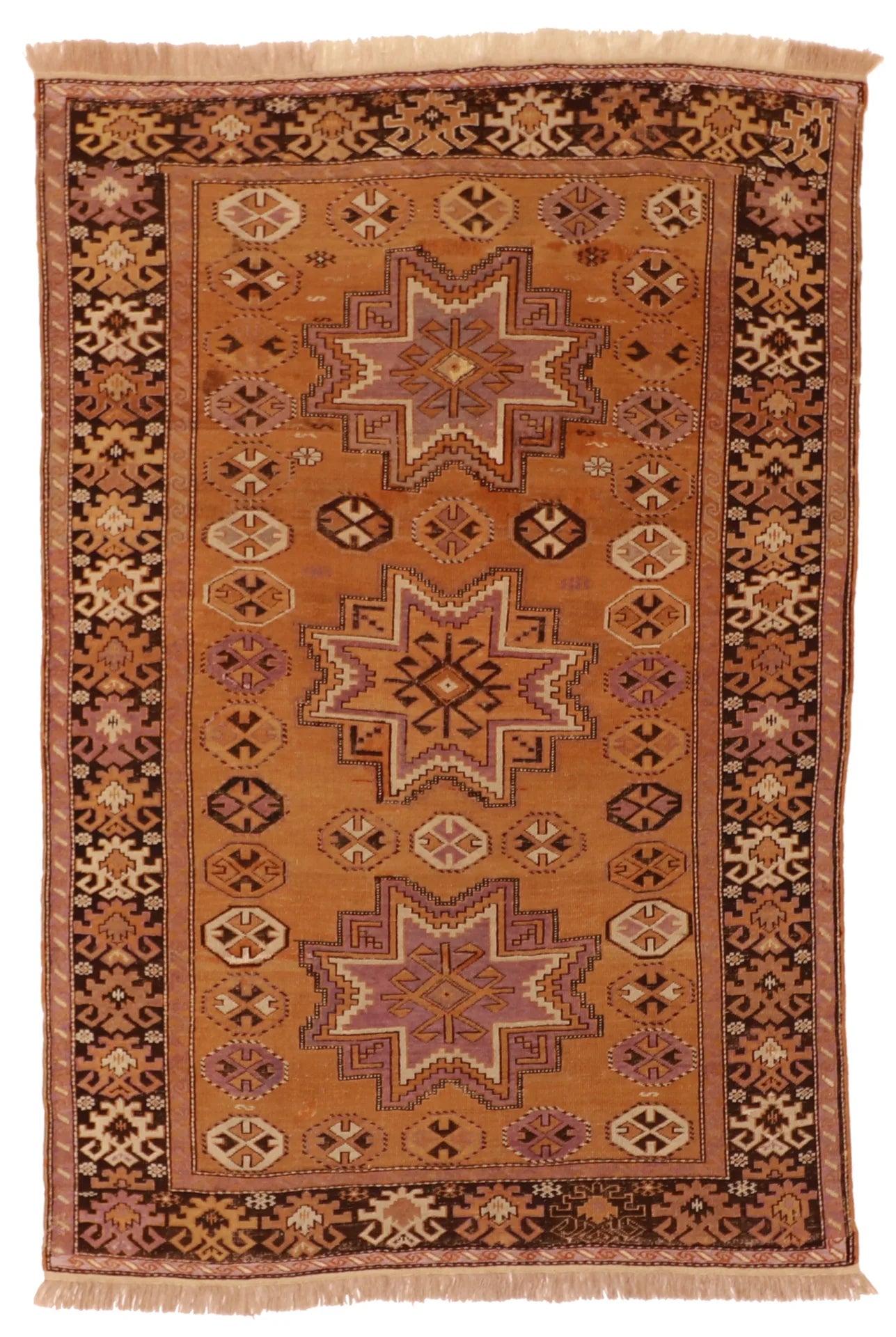 4.6 x 6.1 - Kazak Wool Traditional Rectangle - Finest Hand-Knotted Quality Wool — 15552