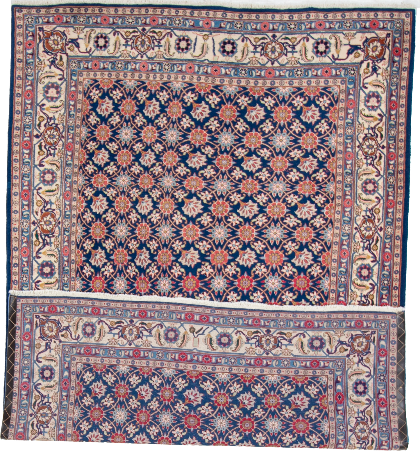 W 6.4 L 9.5 Veramin Silk And Wool Blend Hand-Woven All-Over Design - 15939