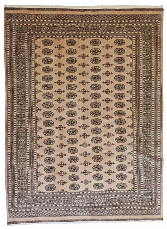 6x9 - Bokhara Fine/Wool Geometric Rectangle - Hand Knotted Rug — 17449