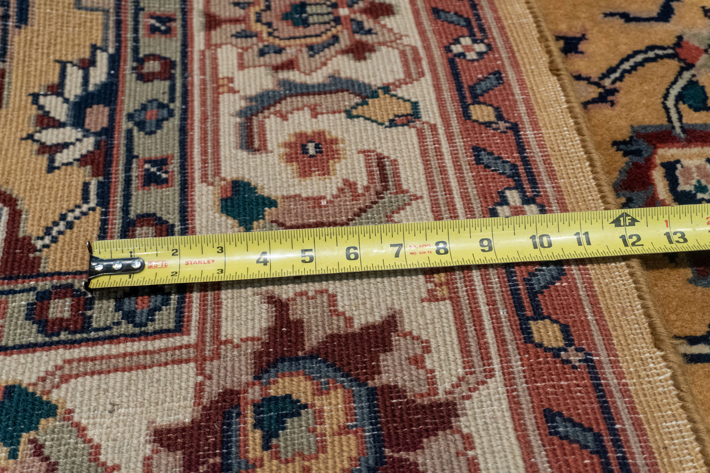 W 6 L 8.10 Mashad 100% Wool Hand-Woven All-Over Design - 17633