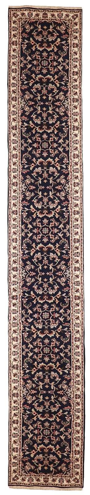 W 2.6 L 20 Kashan 100% Wool Hand-Woven - 17965