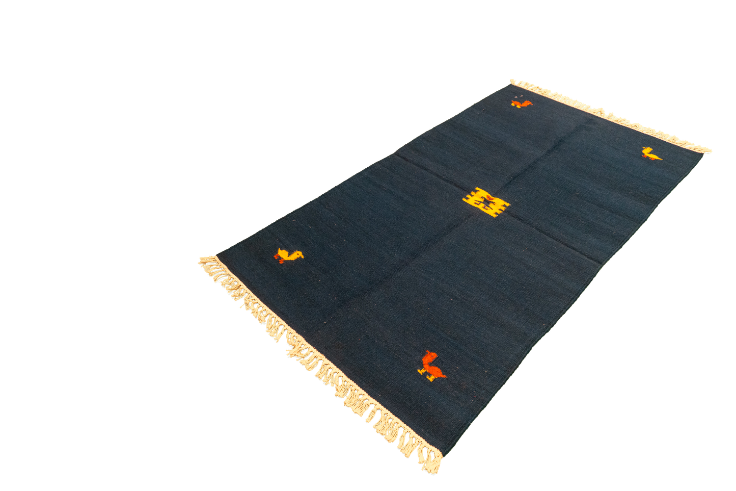 W 3 L 5 Kilim 100% Wool Hand-Woven All-Over Design - 18642