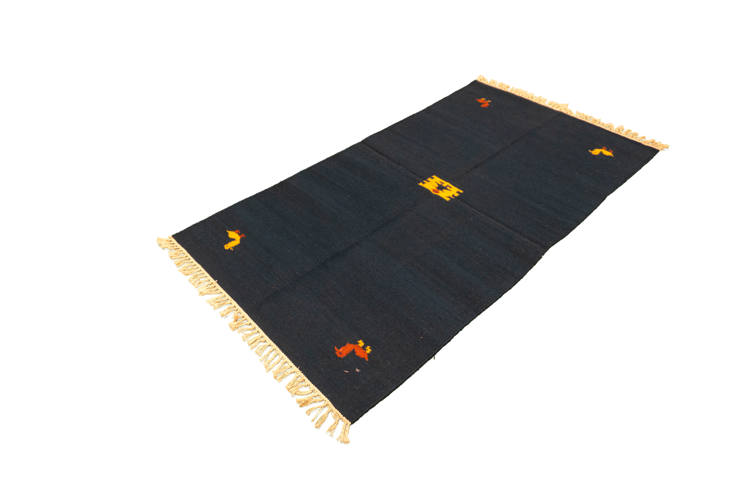 W 3 L 5 Kilim 100% Wool Hand-Woven All-Over Design - 18642