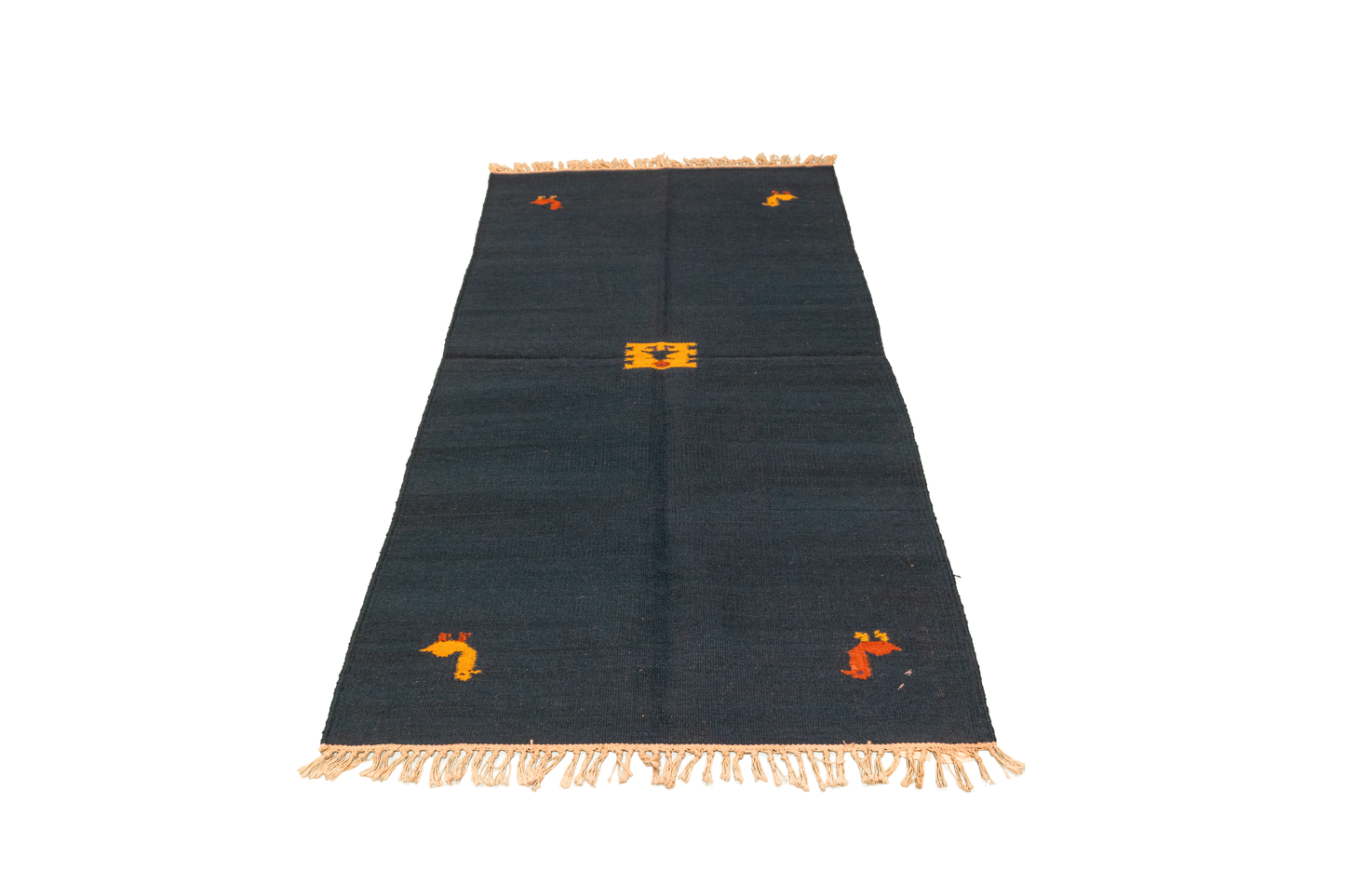 W 3 L 5 Kilim 100% Wool Hand-Woven All-Over Design - 18642