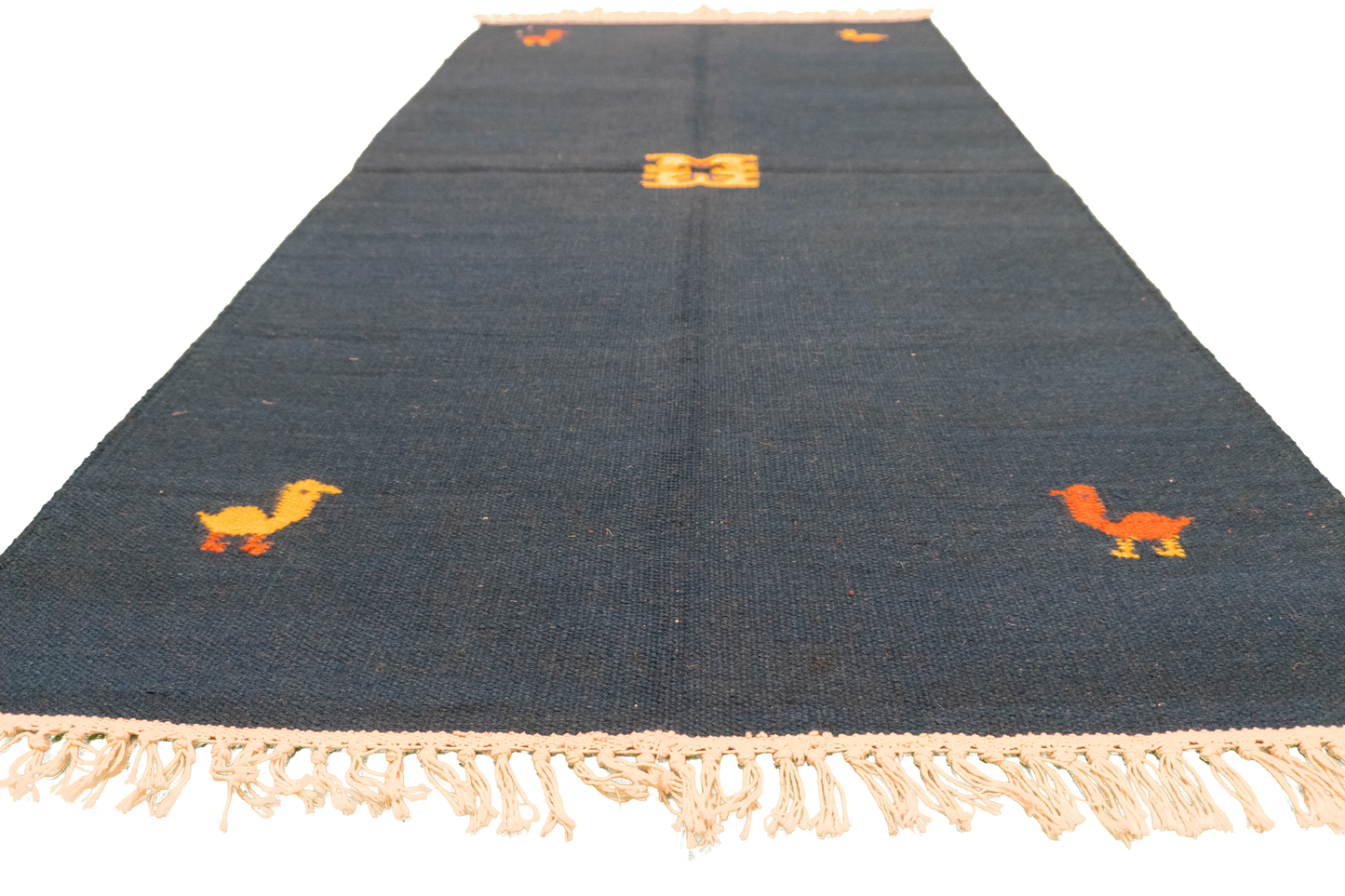 W 3 L 5 Kilim 100% Wool Hand-Woven All-Over Design - 18642