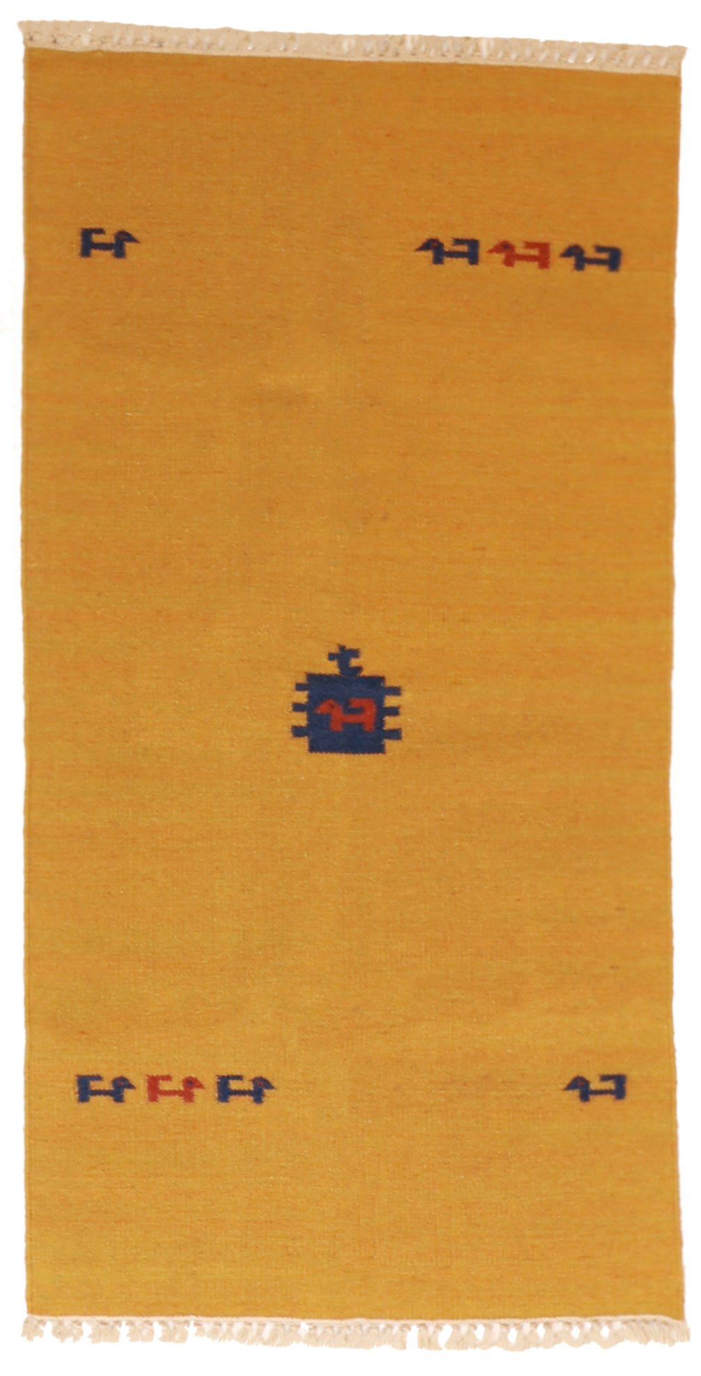 W 3 L 5 Kilim 100% Wool Hand-Woven All-Over Design - 18694