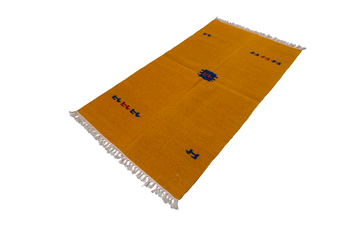 W 3 L 5 Kilim 100% Wool Hand-Woven All-Over Design - 18694