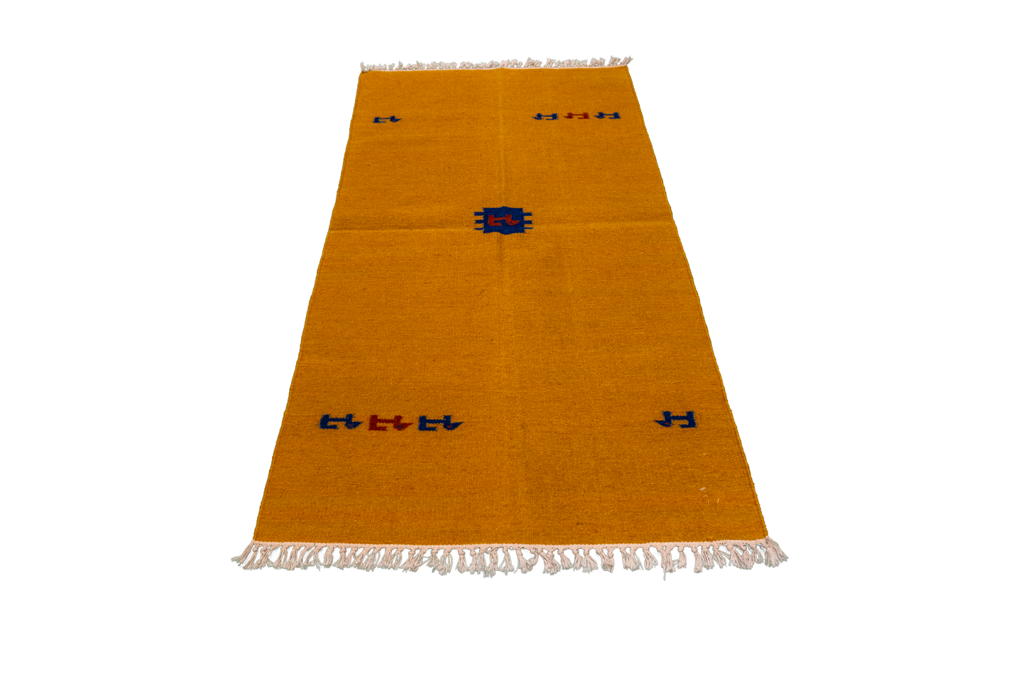 W 3 L 5 Kilim 100% Wool Hand-Woven All-Over Design - 18694