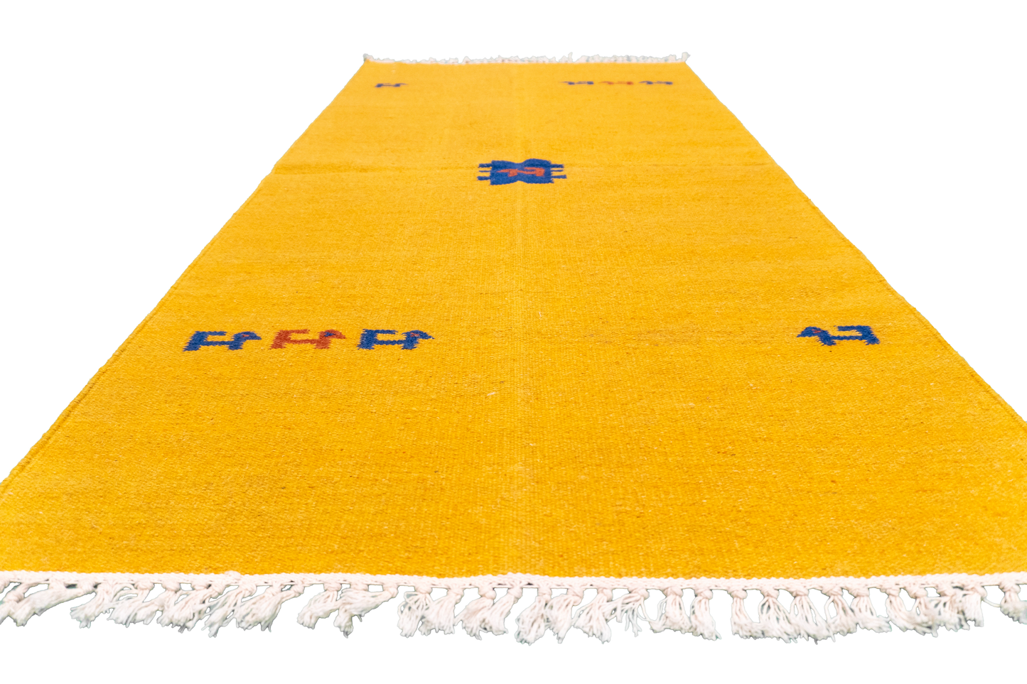 W 3 L 5 Kilim 100% Wool Hand-Woven All-Over Design - 18694