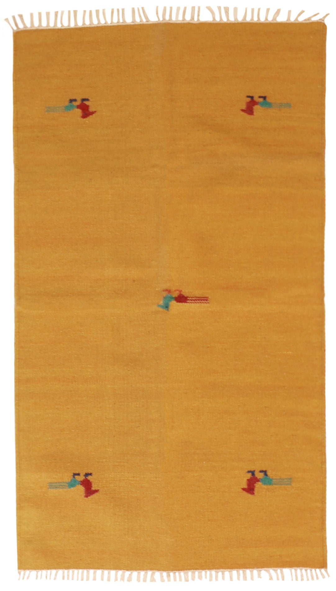 W 3 L 5 Kilim 100% Wool Hand-Woven All-Over Design - 18714