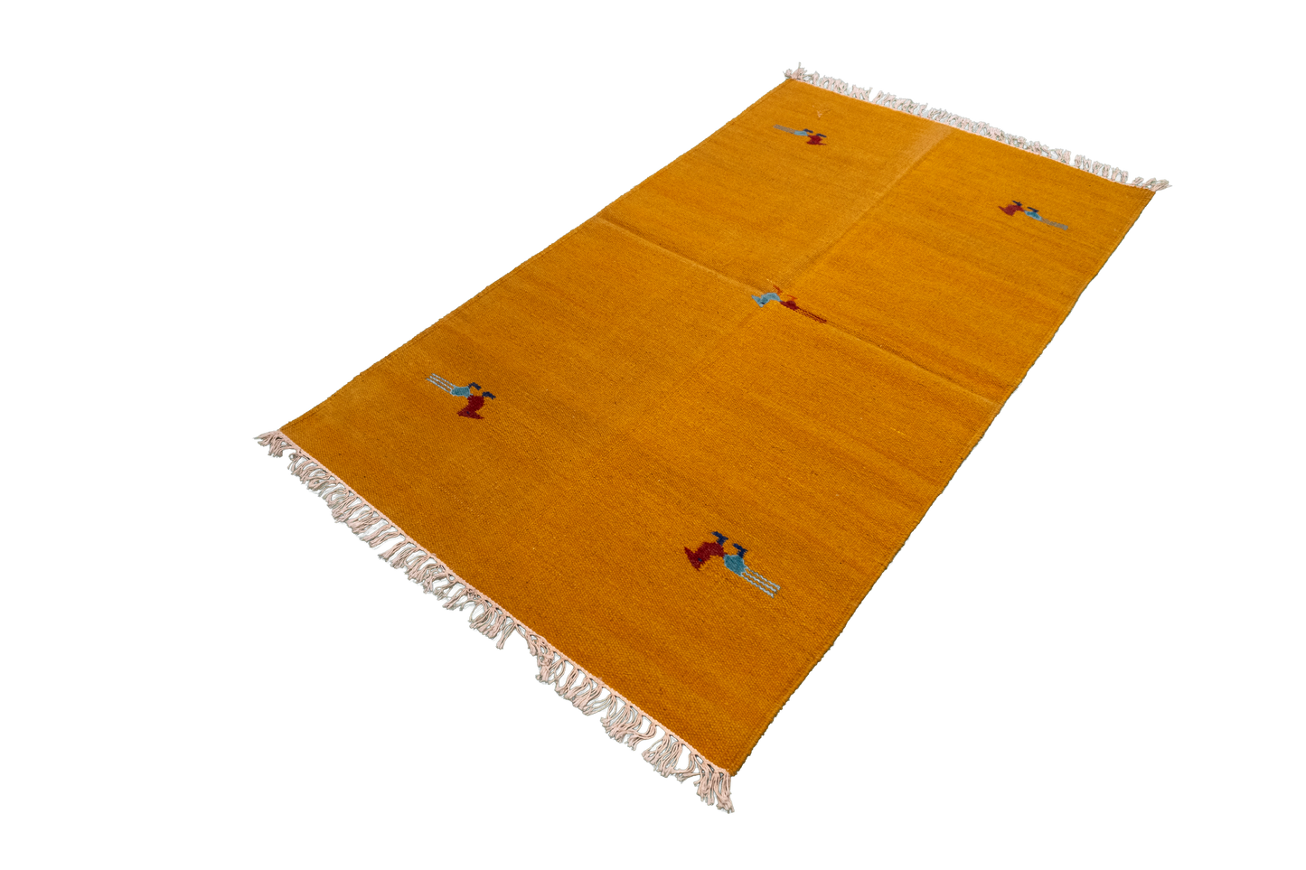 W 3 L 5 Kilim 100% Wool Hand-Woven All-Over Design - 18714
