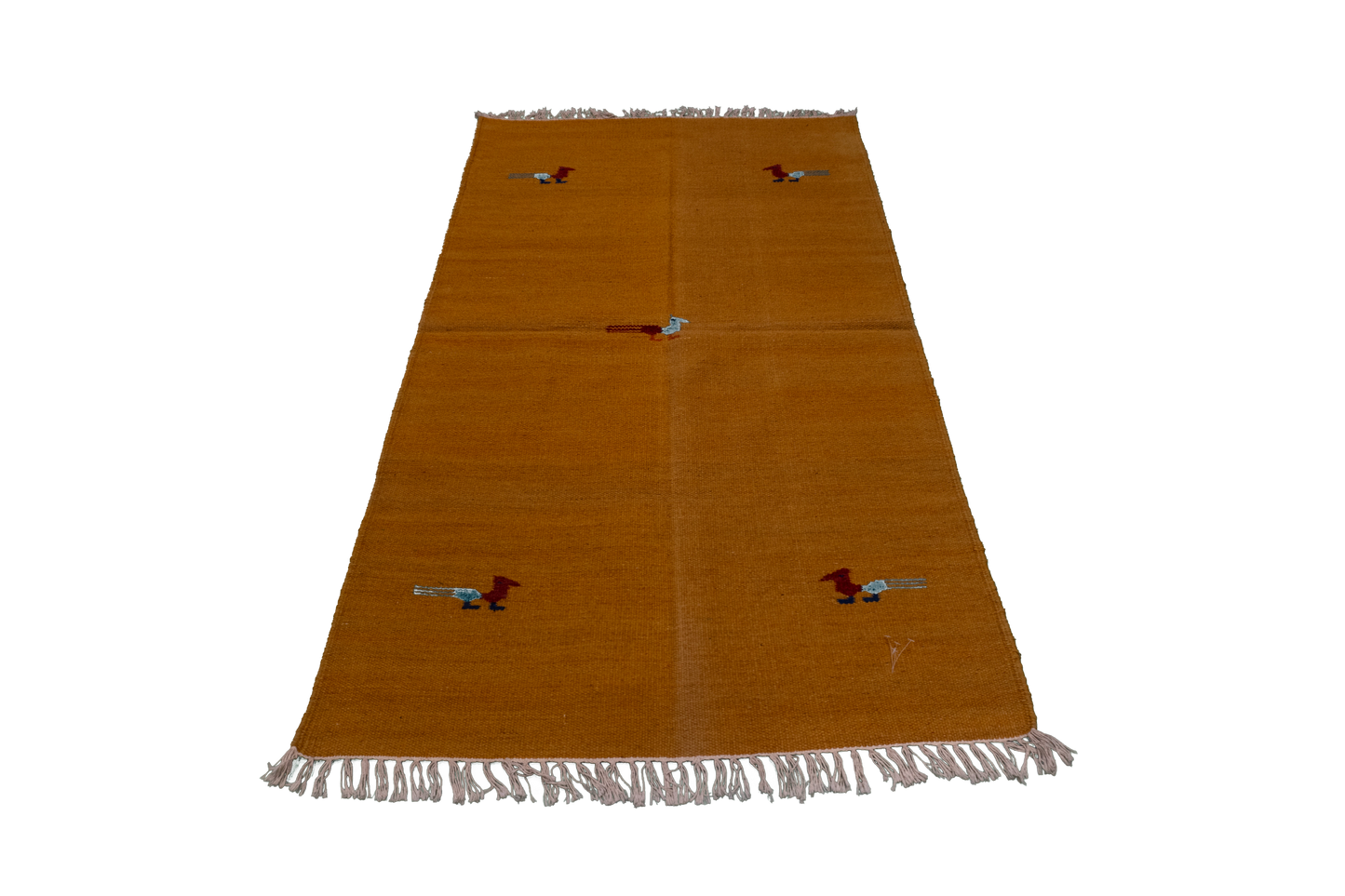 W 3 L 5 Kilim 100% Wool Hand-Woven All-Over Design - 18714