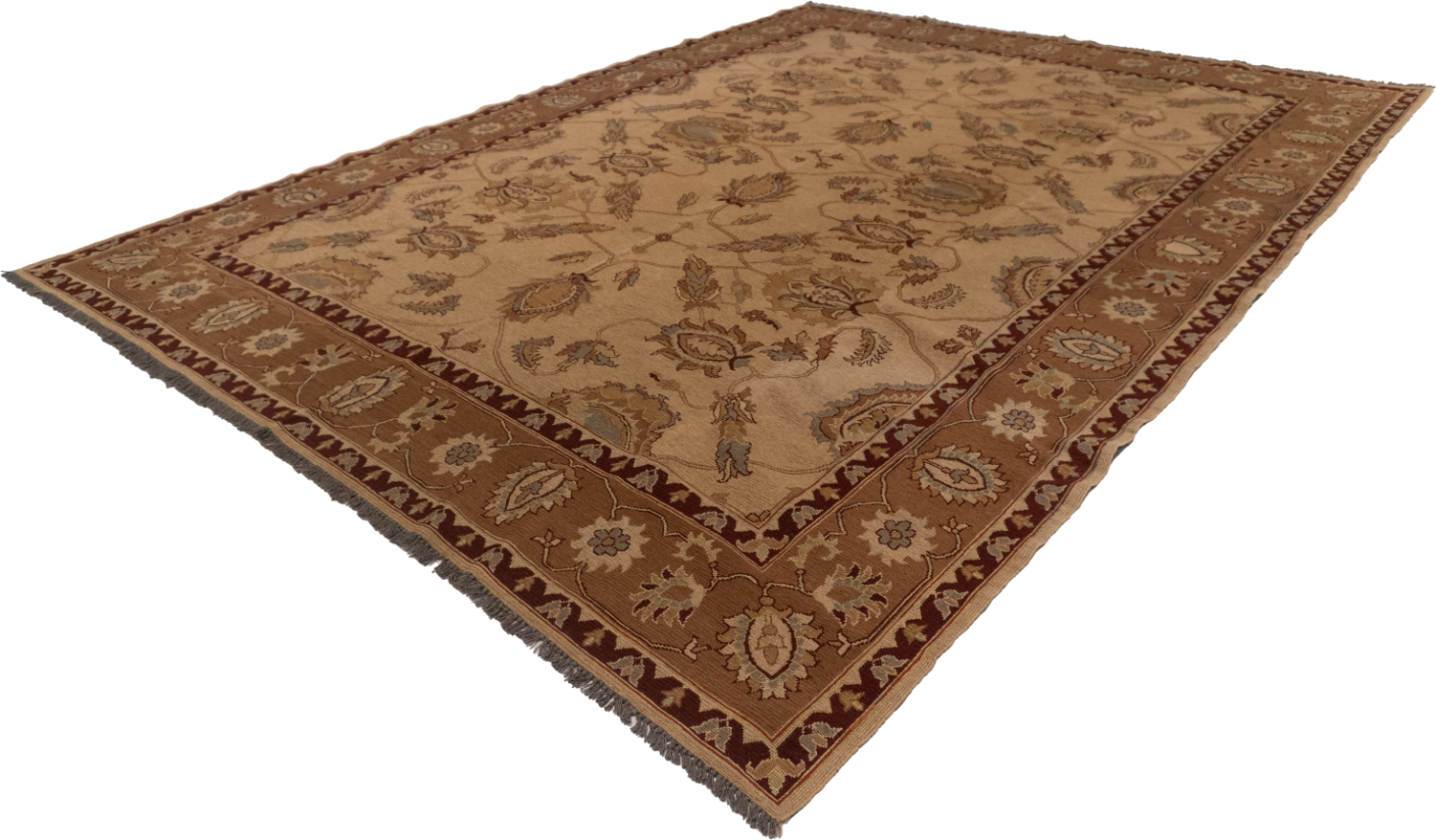 W 8.10 L 12 Sumak 100% Wool Hand-Woven All-Over Design - 20320