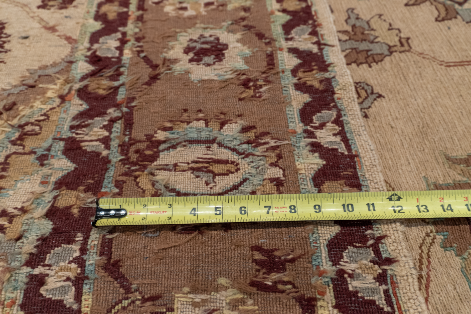 W 8.10 L 12 Sumak 100% Wool Hand-Woven All-Over Design - 20320
