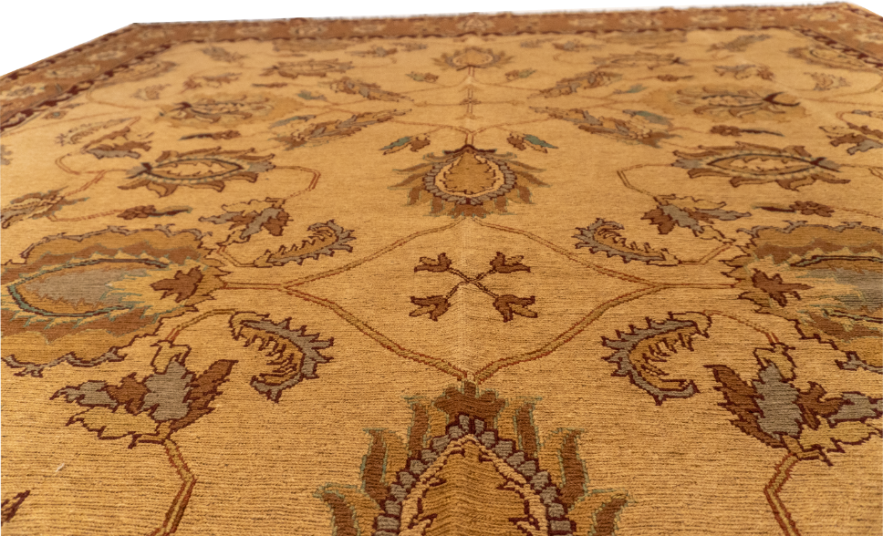 W 8.10 L 12 Sumak 100% Wool Hand-Woven All-Over Design - 20320