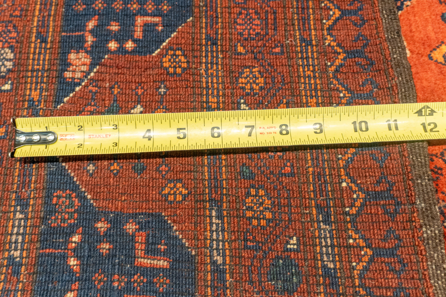 W 6.11 L 9.5 Turkaman 100% Wool Handmade All Over Design - 20788