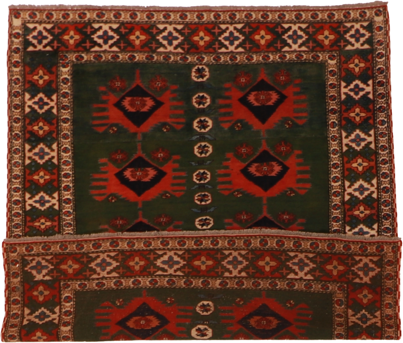 W 5.9 L 6.7 Gazag 100% Wool Handmade All Over Design - 20880