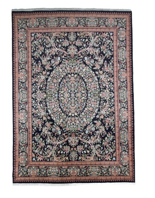 W 10 L 14.2 Tabriz 100% Wool Hand-Woven Allover Design - 21081