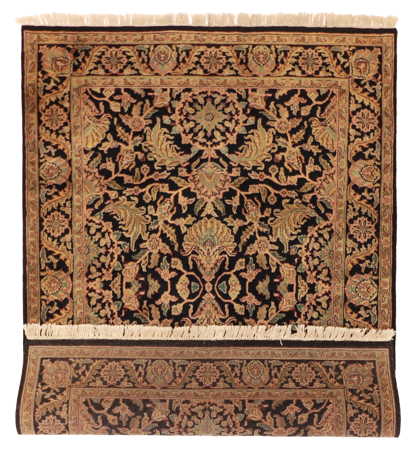 W 5.1 L 7.3 Tabriz 100% Wool Hand-Woven All-Over Design - 22169