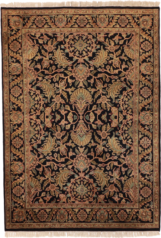 W 5.1 L 7.3 Tabriz 100% Wool Hand-Woven All-Over Design - 22169