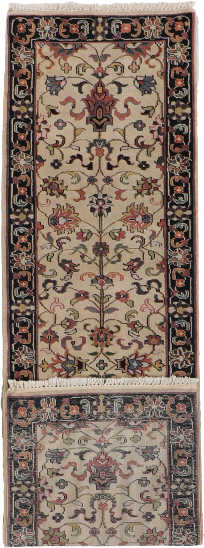 W 2.9 L 9.8 Mahal Runner 100% Wool Hand-Woven All-Over Design - 22875