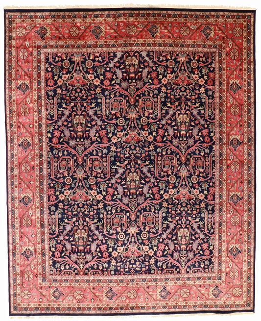 W 12.2 - L 14.11 - Mahal Fine All Over Rectangle - Hand Woven Rug - 22939