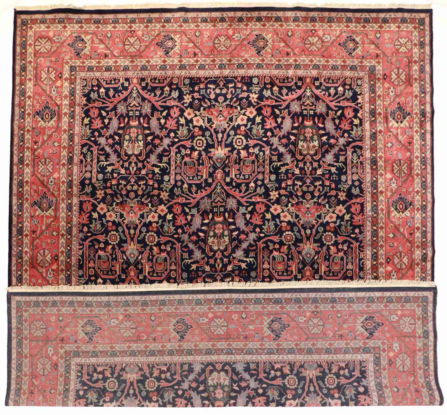 W 12.2 - L 14.11 - Mahal Fine All Over Rectangle - Hand Woven Rug - 22939