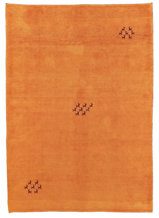 W 6.11 L 9.11 Gabbeh 100% Wool Hand-Woven All-Over Design - 23350