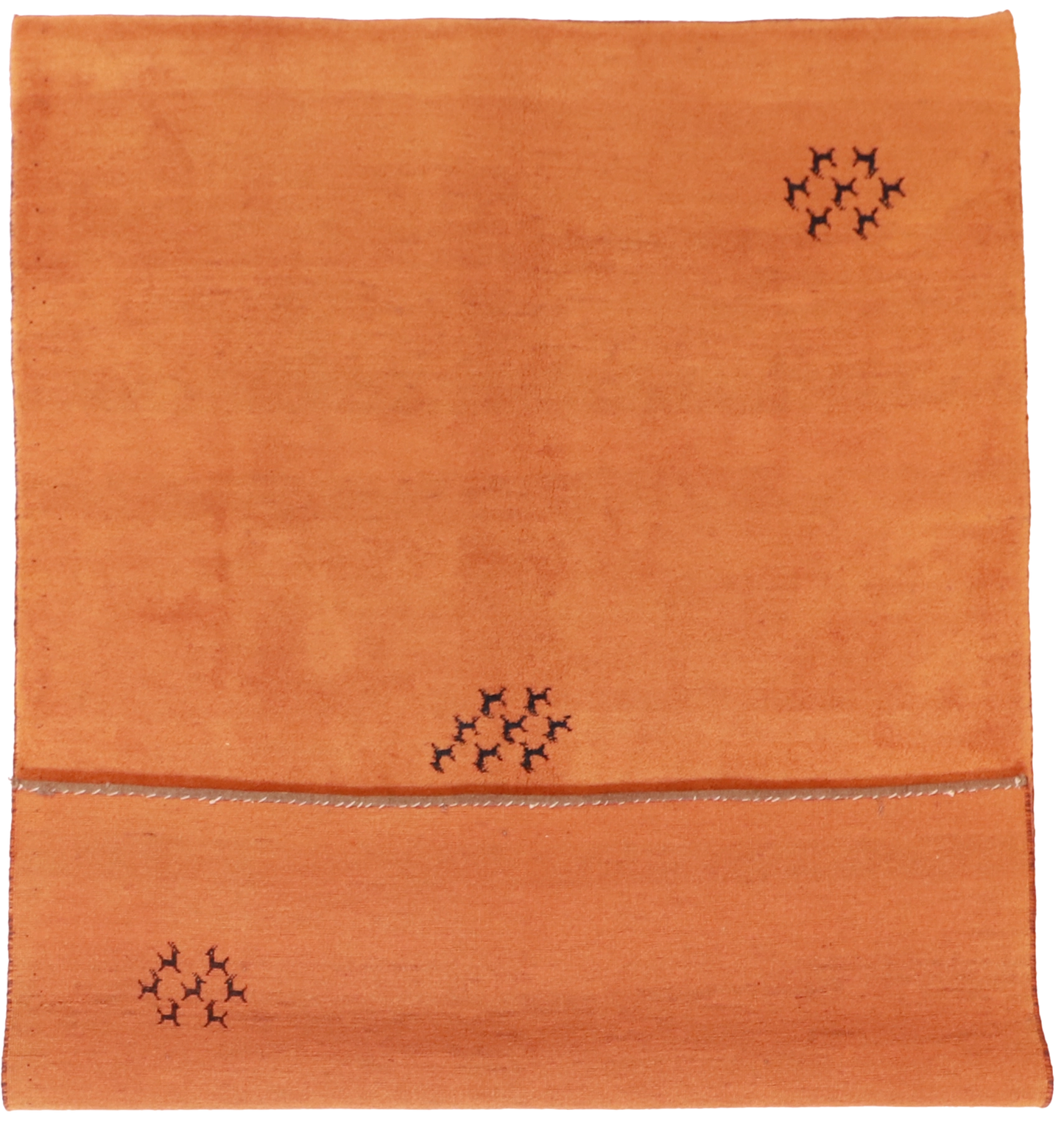 W 6.11 L 9.11 Gabbeh 100% Wool Hand-Woven All-Over Design - 23350