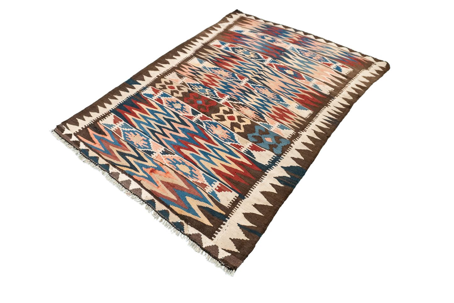 W 3.9 L 5.3 Azarbayjan 100% Wool Hand-Woven All-Over Design - 23827