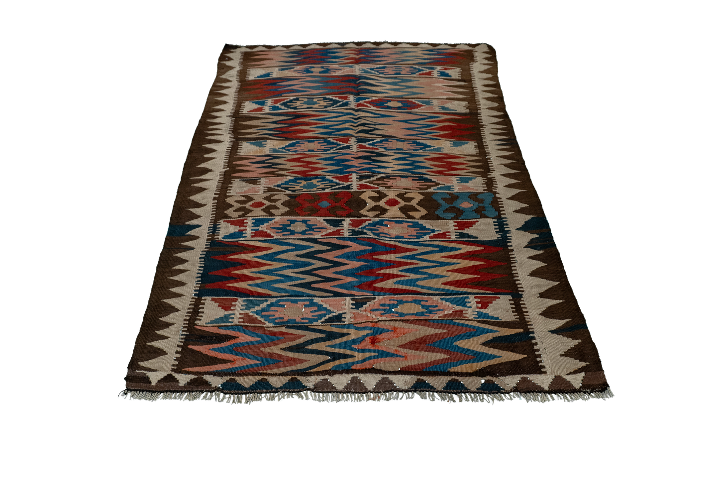 W 3.9 L 5.3 Azarbayjan 100% Wool Hand-Woven All-Over Design - 23827