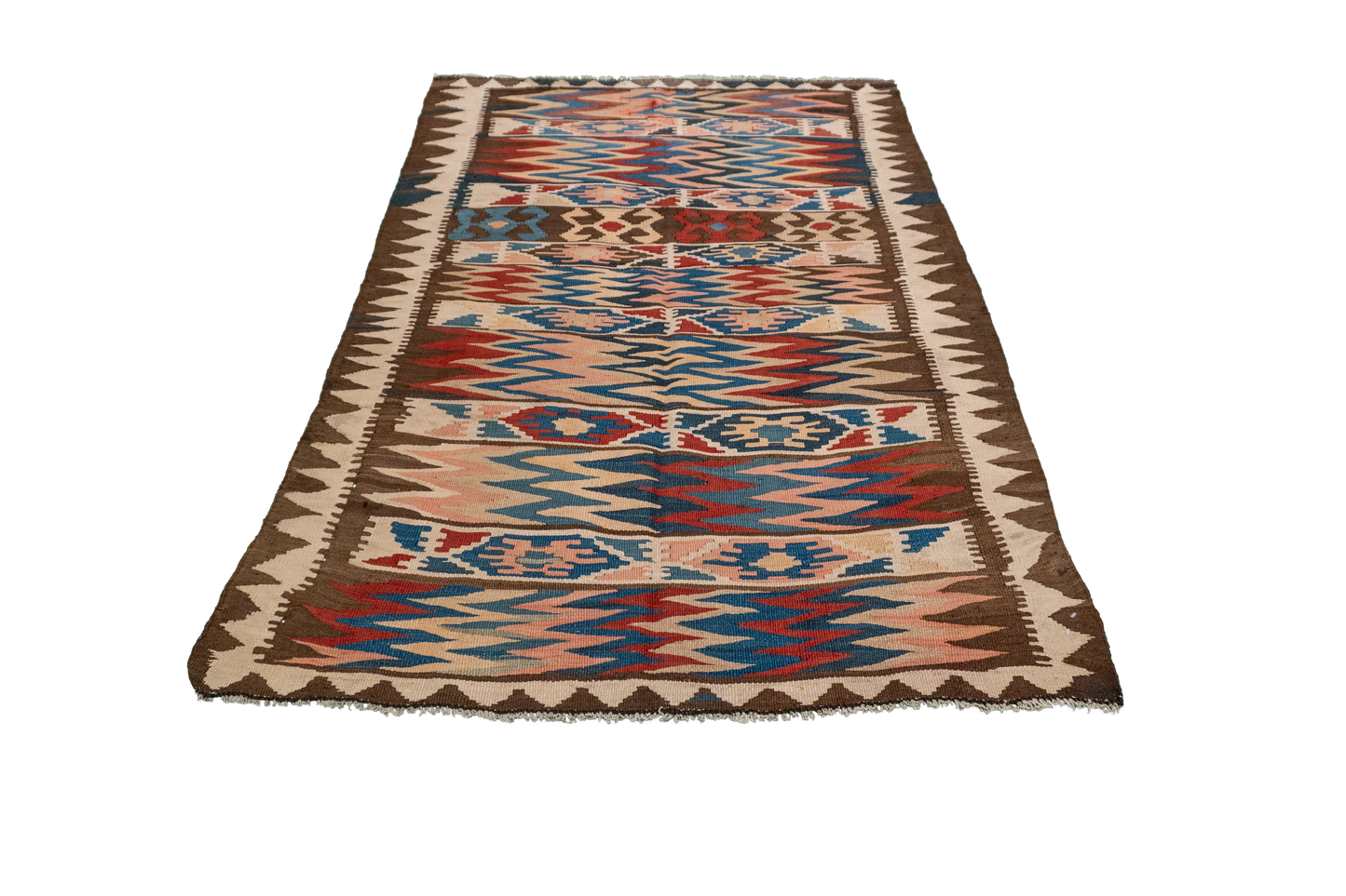 W 3.9 L 5.3 Azarbayjan 100% Wool Hand-Woven All-Over Design - 23827