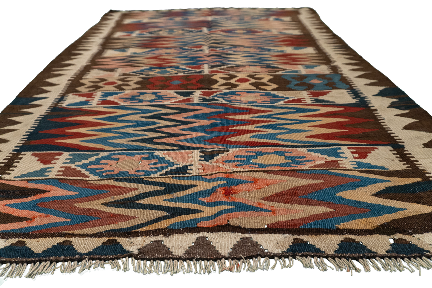 W 3.9 L 5.3 Azarbayjan 100% Wool Hand-Woven All-Over Design - 23827