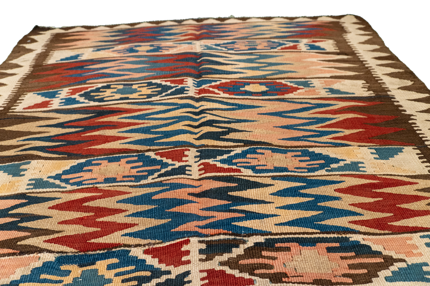 W 3.9 L 5.3 Azarbayjan 100% Wool Hand-Woven All-Over Design - 23827