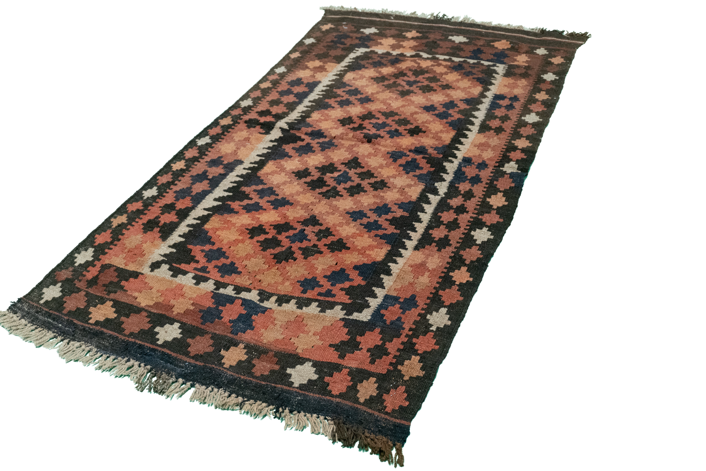 W 2.11 - L 5.11 - Kilim Wool Modern Rectangle - Finest Hand-Made Quality Wool - 24578